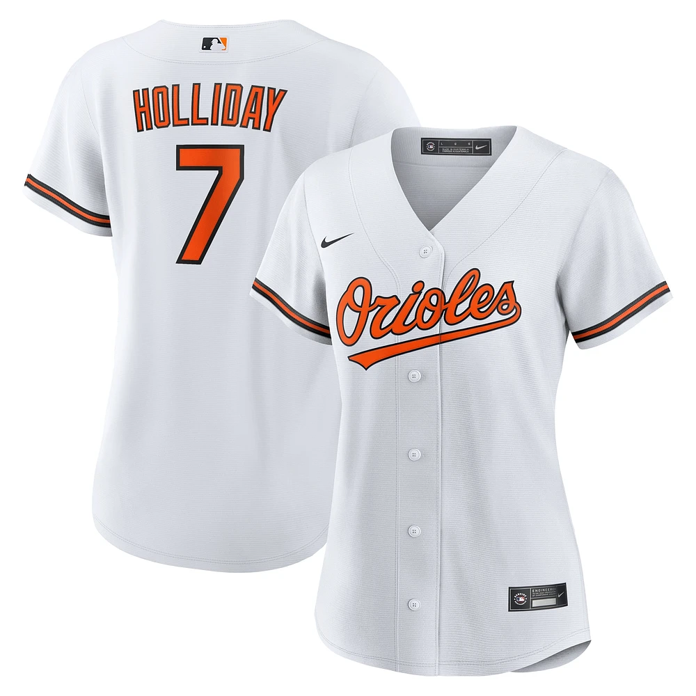 Women's Nike Jackson Holliday White Baltimore Orioles Home Replica Player Jersey