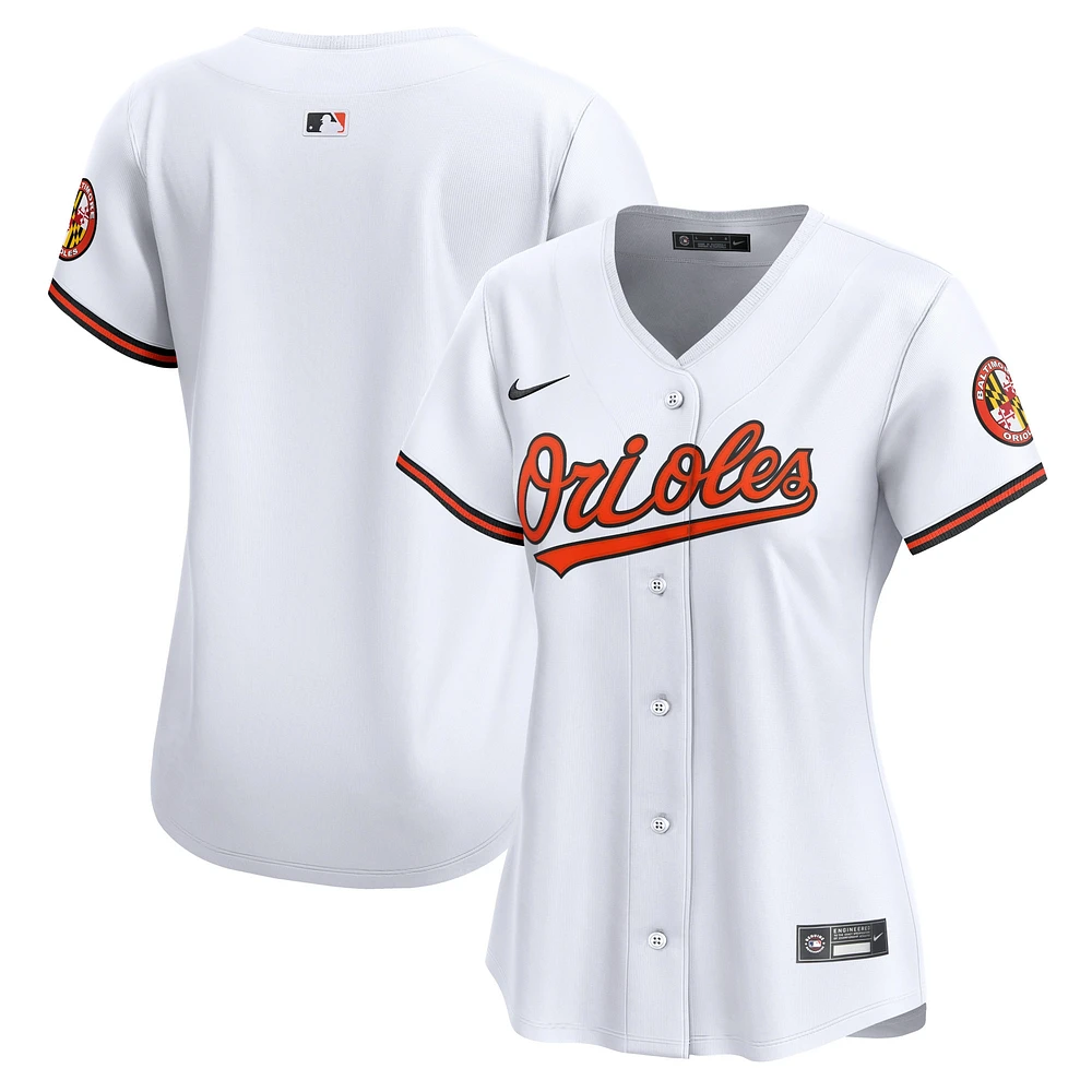 Maillot Nike blanc Baltimore Orioles Home Limited pour femme