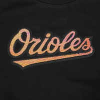 Women's Pro Standard Black Baltimore Orioles Game Day Classics Crewneck Pullover Sweatshirt