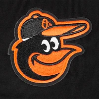 Women's Pro Standard  Black Baltimore Orioles Rhinestone Slim Fit T-Shirt