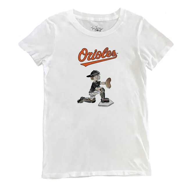 Lids Baltimore Orioles Tiny Turnip Infant I Love Mom Raglan 3/4