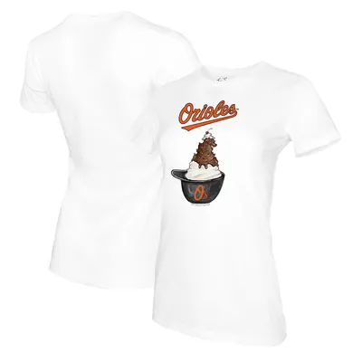 Infant Tiny Turnip White Baltimore Orioles Clemente T-Shirt