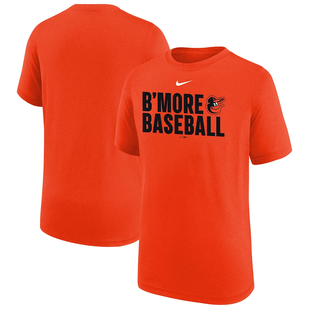 Youth Nike Orange Baltimore Orioles Local Legend T-Shirt