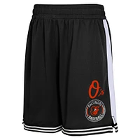 Short de joueur champ intérieur noir pour jeunes des Orioles Baltimore