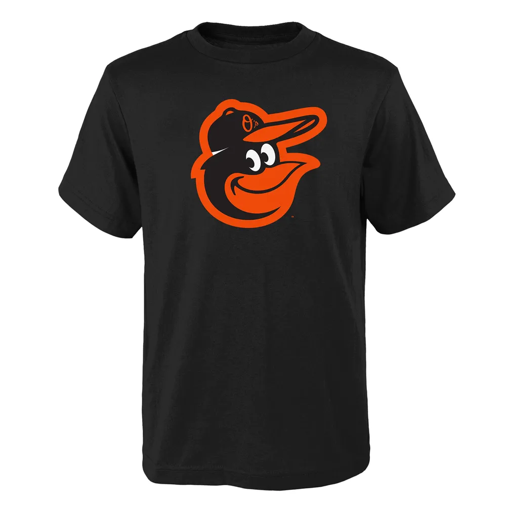 T-shirt noir de l'équipe principale du logo Baltimore Orioles pour jeune