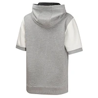 Sweat à capuche manches courtes pour jeunes Baltimore Orioles Line Up Heather Gray