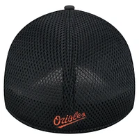 Youth New Era Black Baltimore Orioles Camo 39THIRTY Flex Hat
