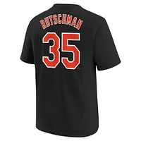T-shirt Nike Adley Rutschman pour jeune, noir, Baltimore Orioles, domicile, nom et numéro du joueur