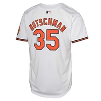 Maillot de joueur Nike Adley Rutschman blanc pour jeunes Baltimore Orioles en édition limitée