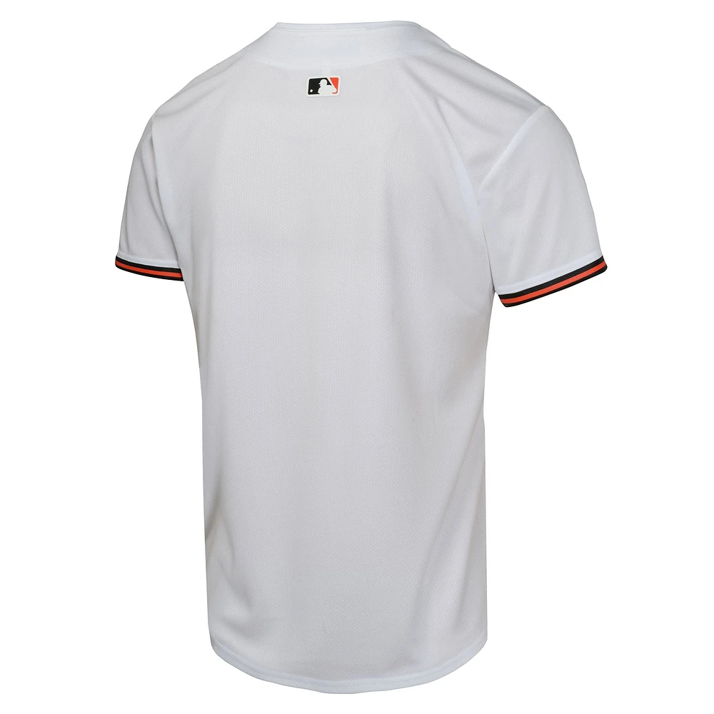 Maillot de match à domicile Nike blanc des Orioles Baltimore pour jeunes