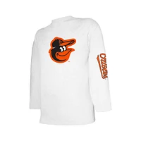 Youth Stitches Black/White Baltimore Orioles Combo T-Shirt Set