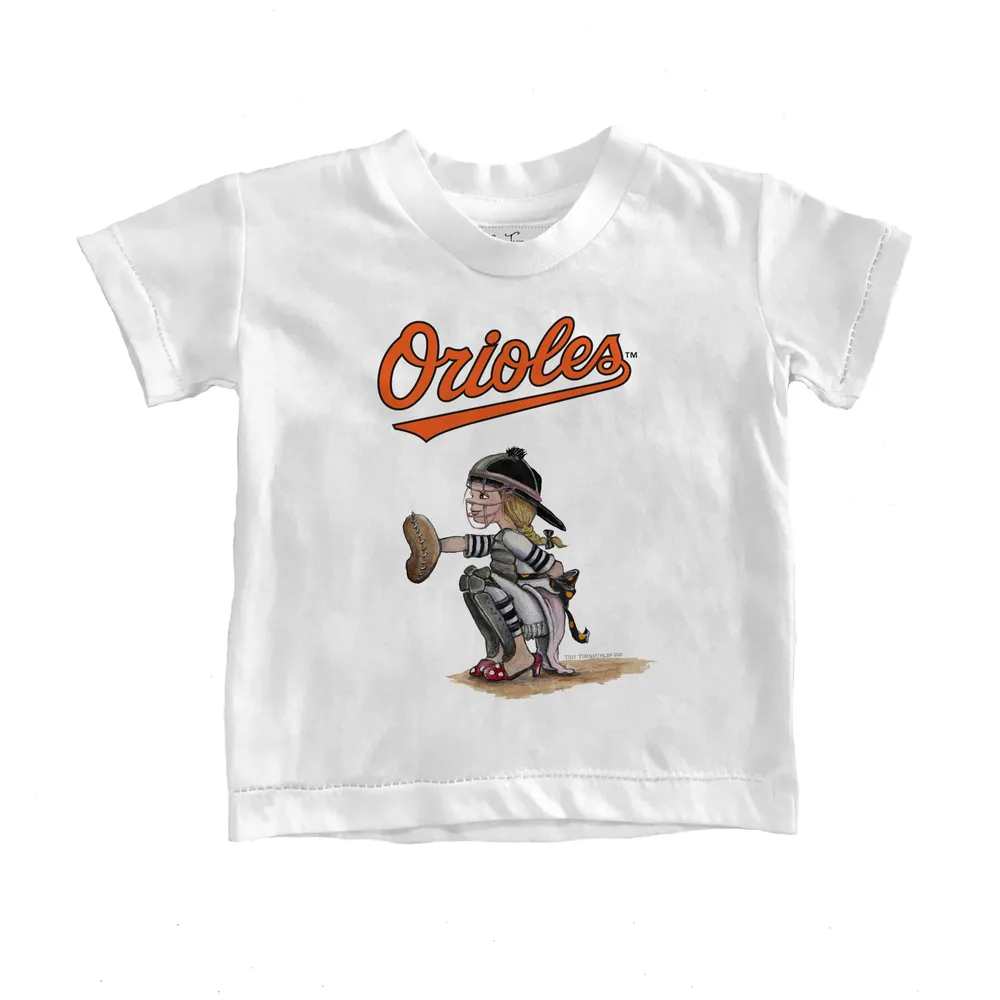 Baltimore Orioles Pride Graphic T-Shirt - White - Mens