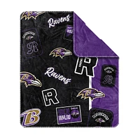  Baltimore Ravens 50" x 60" Dream Weave Throw Blanket