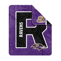  Baltimore Ravens 50" x 60" Dream Weave Throw Blanket