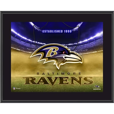 Baltimore Ravens 10.5" x 13" Horizontal Team Logo Sublimated Plaque