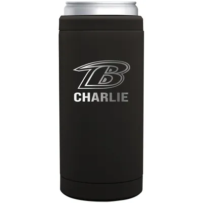 Baltimore Ravens 12oz. Personalized Stainless Steel Slim Can Cooler
