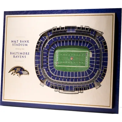 Baltimore Ravens 17'' x 13'' 5-Layer StadiumViews 3D Wall Art
