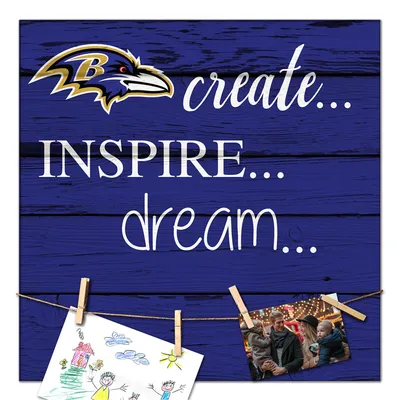 Baltimore Ravens 18'' x 18'' Create Inspire Dream Sign