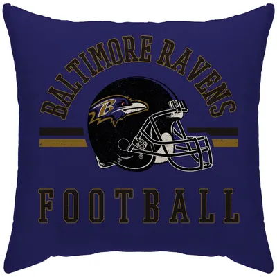 Baltimore Ravens 18'' x 18'' Helmet Logo Duck Cloth Décor Pillow Cover