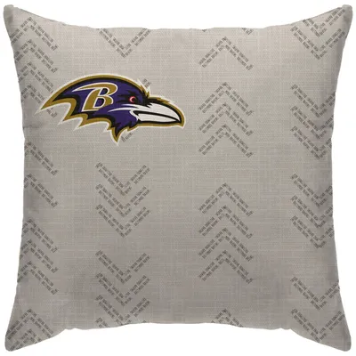 Baltimore Ravens 18'' x 18'' Wordmark Decorative Throw Pillow