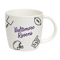 Ravens de Baltimore 18oz. Tasse de meneur de jeu