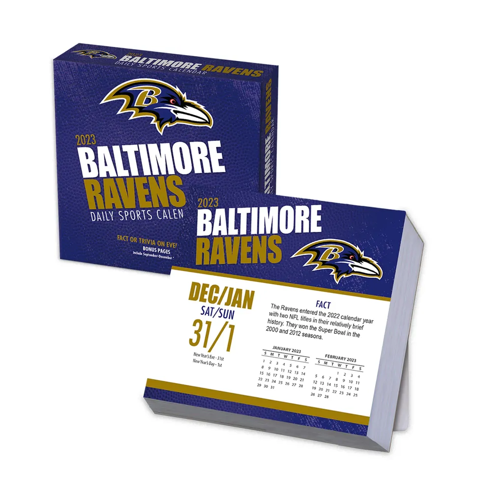 Baltimore Ravens 2022 Box Calendar