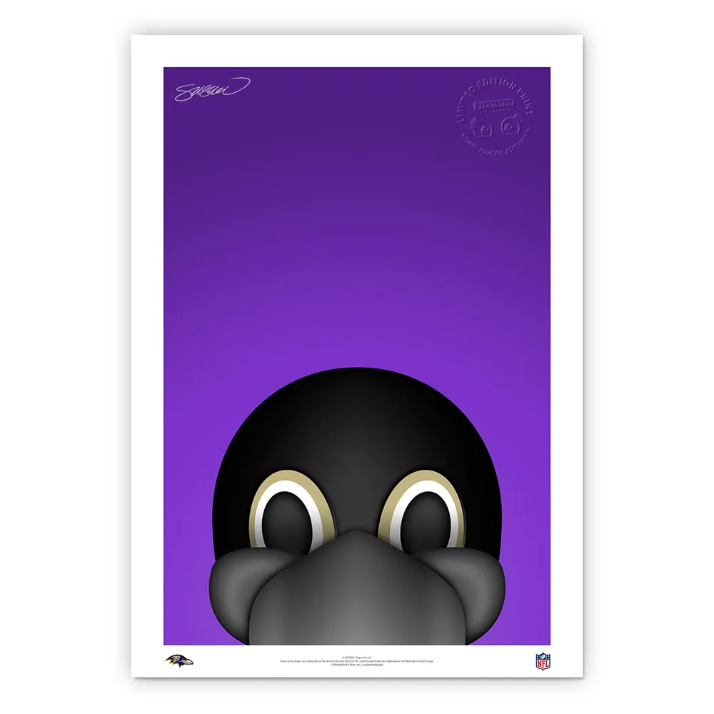 Baltimore Ravens 24'' x 36'' Mascot Art Poster