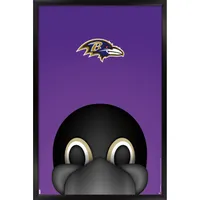 Baltimore Ravens 24.25'' x 35.75'' Framed Minimalist Mascot Poster