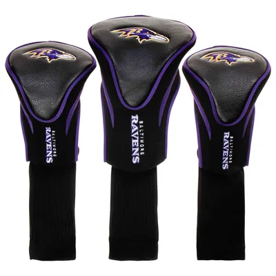 Baltimore Ravens 3-Pack Contour Golf Club Head Covers