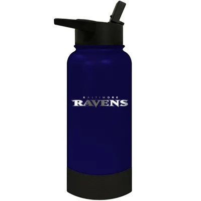 Baltimore Ravens 32oz. Logo Thirst Hydration Water Bottle