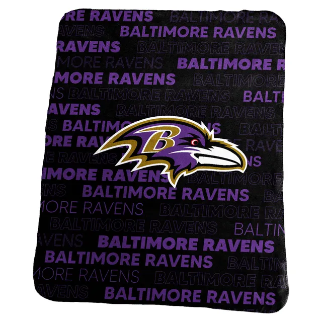 Baltimore Ravens 50'' x 60'' Stripe Flannel Fleece Blanket