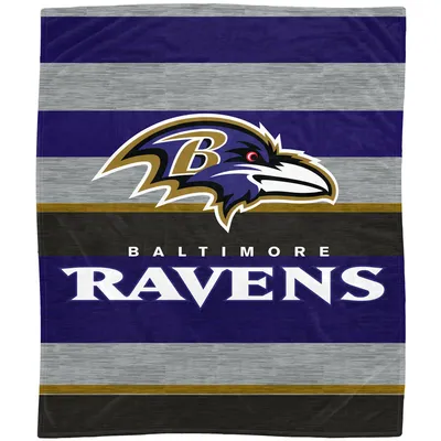 Baltimore Ravens 50'' x 60'' Stripe Flannel Fleece Blanket