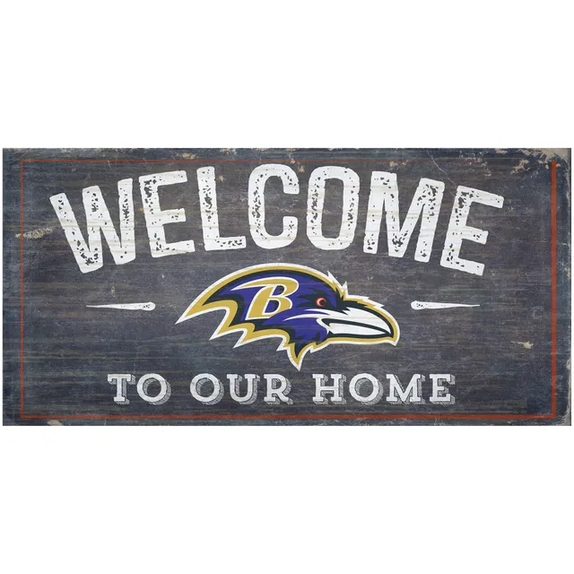 Lids Baltimore Ravens 12 Welcome Circle Sign