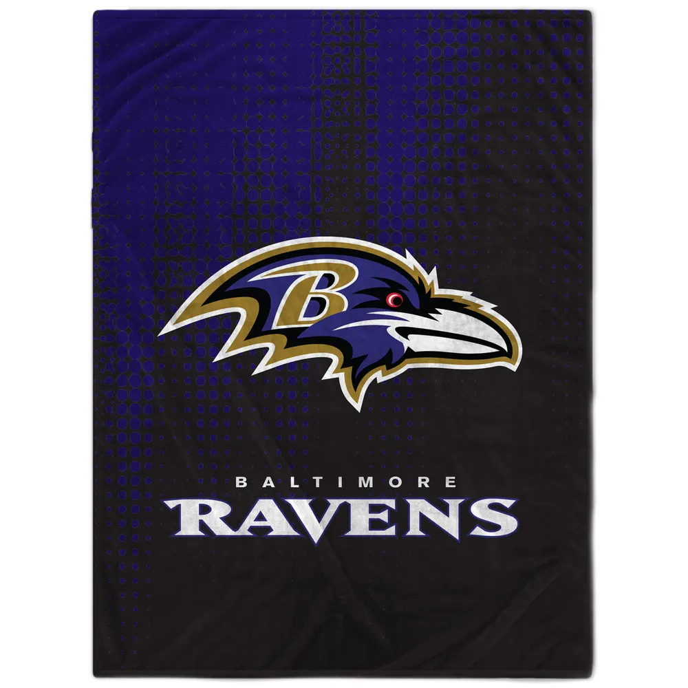 Baltimore Ravens 60'' x 70'' Plaid Flannel Fleece Blanket