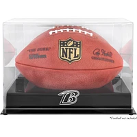 Baltimore Ravens Black Base Football Logo Display Case with Mirror Back