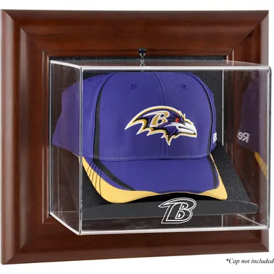 Baltimore Ravens Fanatics Authentic Brown Framed Wall-Mountable Baseball Cap Display Case