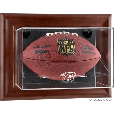 Baltimore Ravens Fanatics Authentic Brown Framed Wall-Mountable Football Display Case