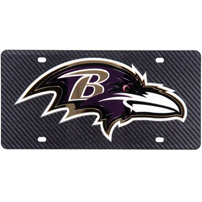 Baltimore Ravens Carbon Fiber License Plate