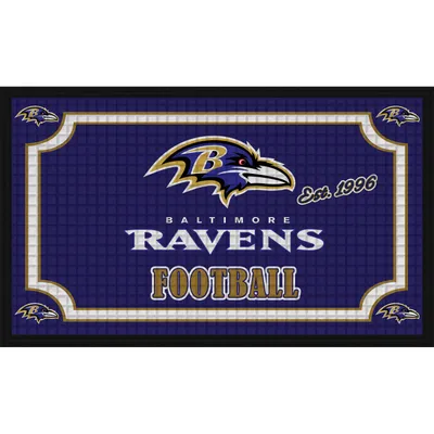 Baltimore Ravens Embossed Door Mat