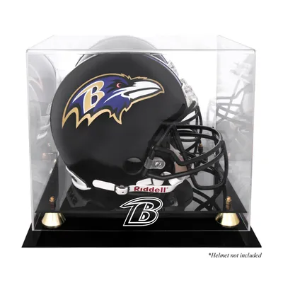 Baltimore Ravens Fanatics Authentic Golden Classic Helmet Display Case with Mirrored Back