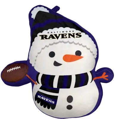 Baltimore Ravens Holiday Snowman Plushlete Pillow