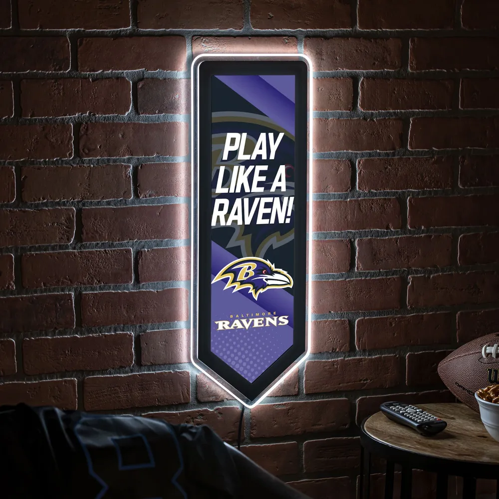 Baltimore Ravens LED Wall Decor Football Helmet