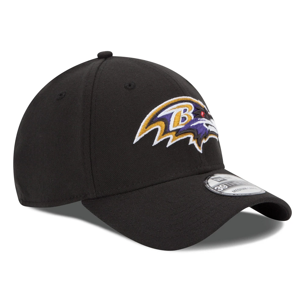 Baltimore Ravens New Era 39THIRTY Team Classic Flex Hat - Black