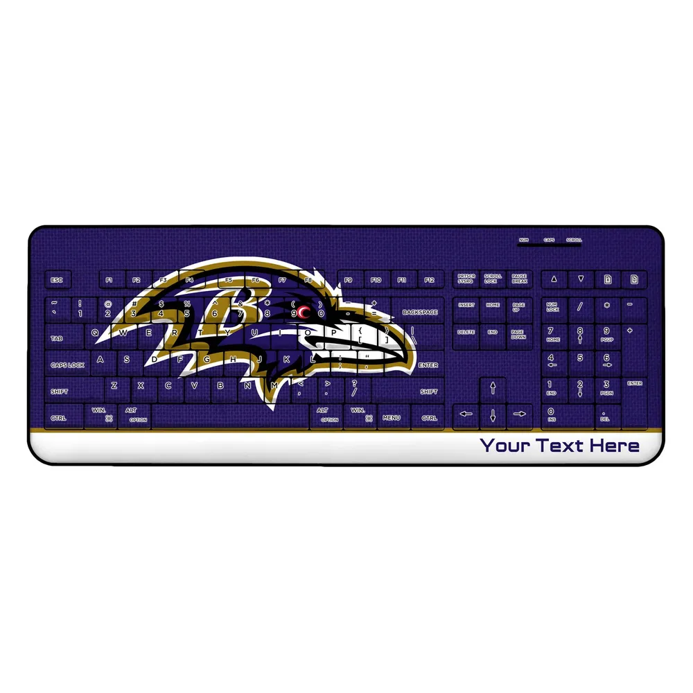 Lids Baltimore Ravens Personalized Wireless Keyboard