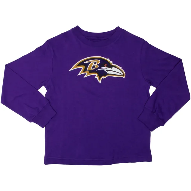 Men's New Era Purple Baltimore Ravens Team Logo T-Shirt