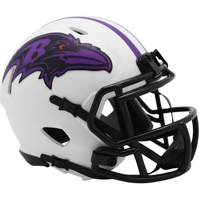 Baltimore Ravens Unsigned Riddell Flash Alternate Revolution Speed Authentic Football Helmet