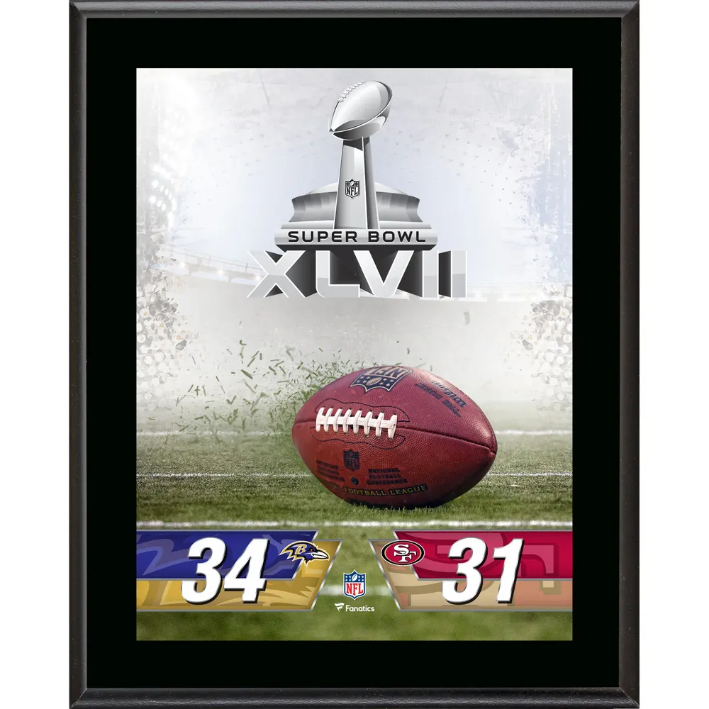 Baltimore Ravens vs. New York Giants Super Bowl XXXV 10.5 x 13