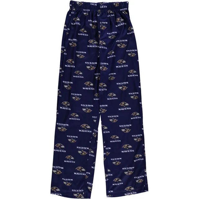 Outerstuff Youth Black Las Vegas Raiders Team-Colored Printed Pajama Pants Size: Medium