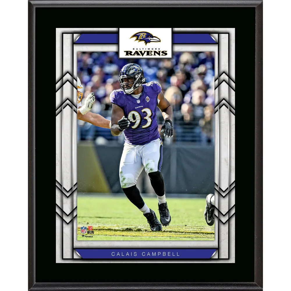 Lids Calais Campbell Baltimore Ravens Fanatics Authentic Framed 10.5 x 13  Sublimated Player Plaque