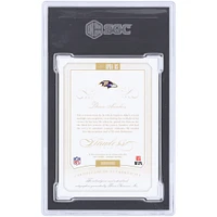 Carte autographiée Panini Flawless Gold Greats Dual Patch 2015 de Deion Sanders Baltimore Ravens, relique 3 couleurs #GPDA-DS #3/10 SGC authentifiée 8,5